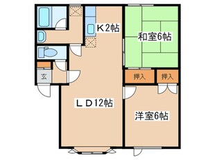 竹花エクセルの物件間取画像